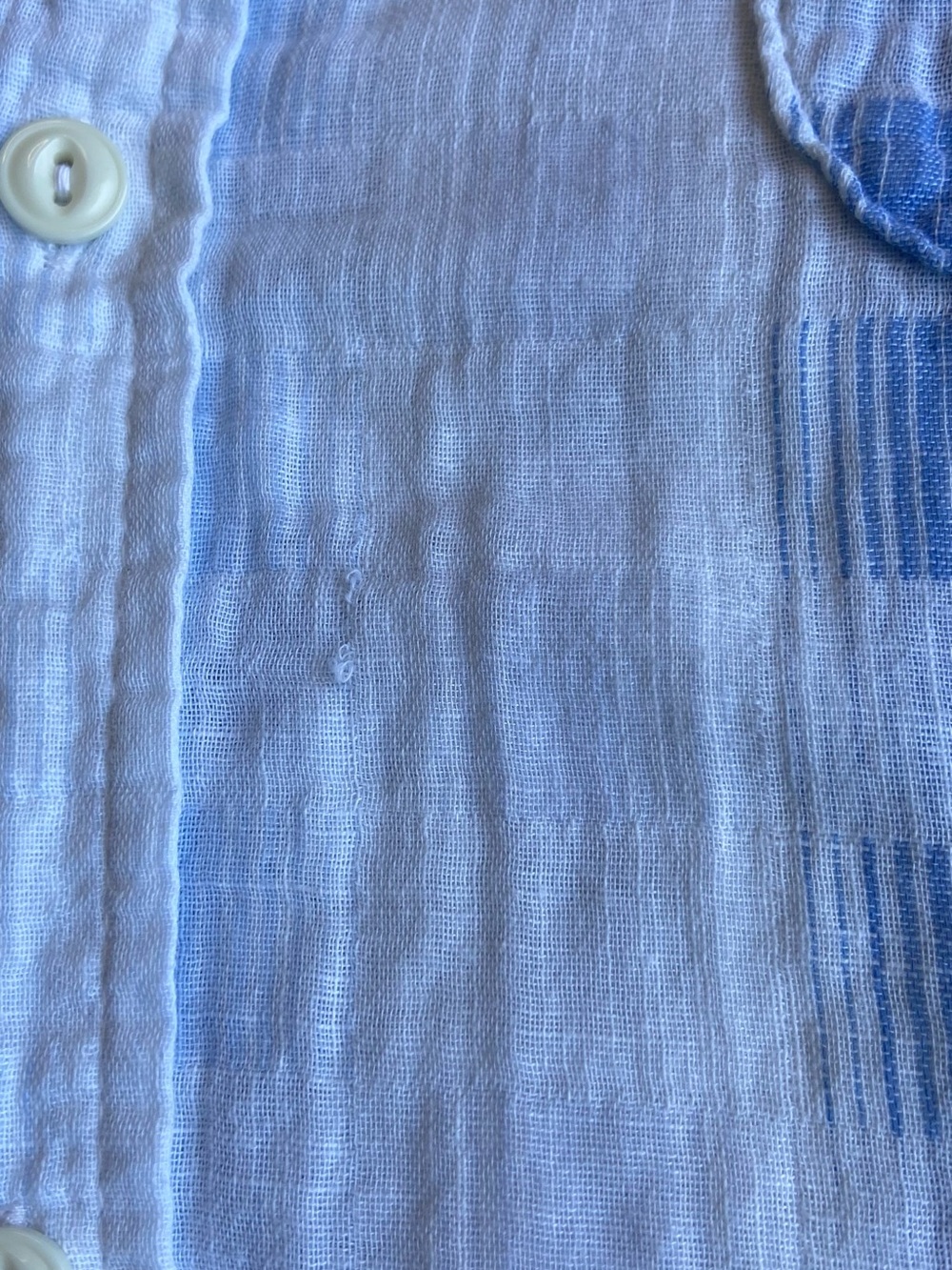 Carbon2Cobalt Men's Light Blue Plaid Button-Up Shirt XL Business Casual Lightwei - Picture 9 of 10